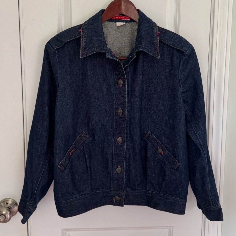 Halston III Vintage Denim Jacket